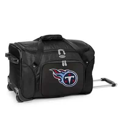 Tennessee Titans MOJO 22" 2-Wheeled Duffel Bag - Black