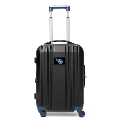 Tennessee Titans MOJO 21" Hardcase Two-Tone Spinner Carry-On - Navy