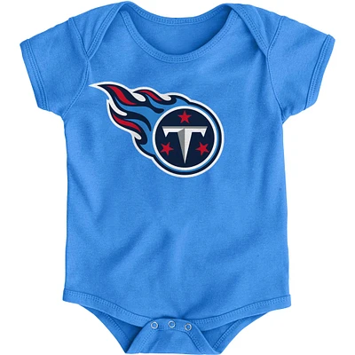 Newborn & Infant Light Blue Tennessee Titans Team Logo Bodysuit