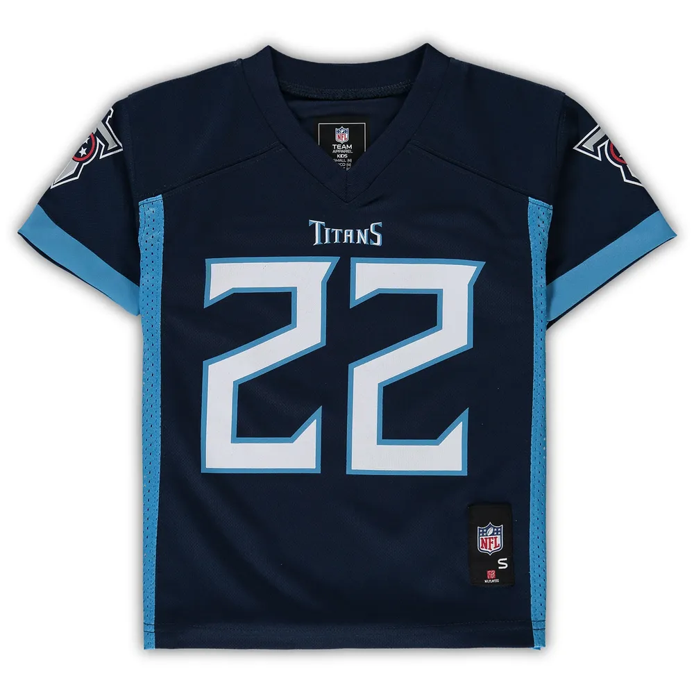 Derrick Henry Tennessee Titans Youth Replica Player Jersey - Navy