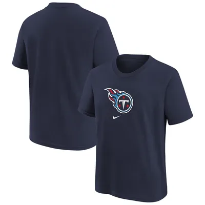 T-shirt préscolaire Nike Tennessee Titans Team Wordmark bleu marine