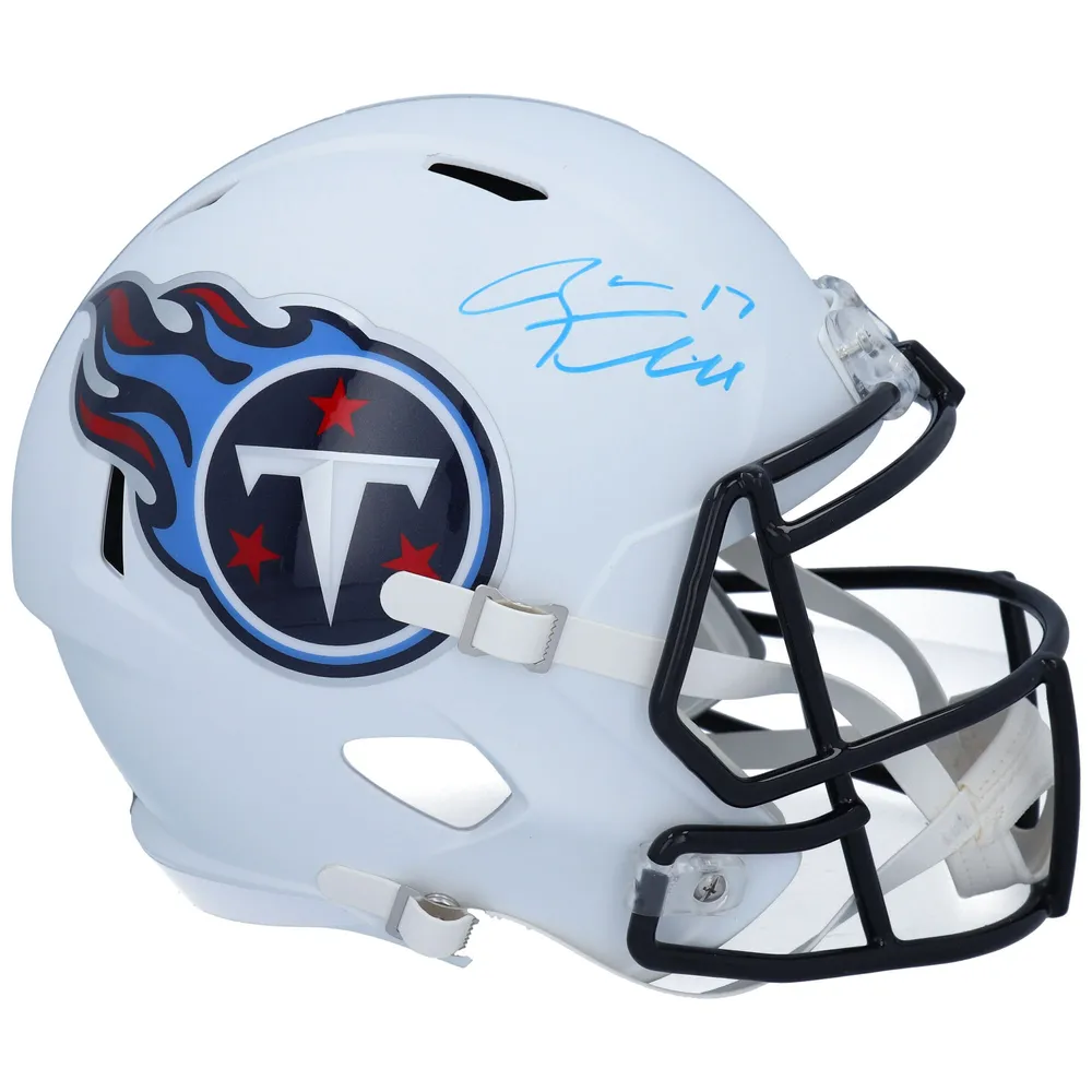 Lids Ryan Tannehill Tennessee Titans Fanatics Authentic Autographed Riddell  Flat White Alternate Revolution Speed Replica Helmet