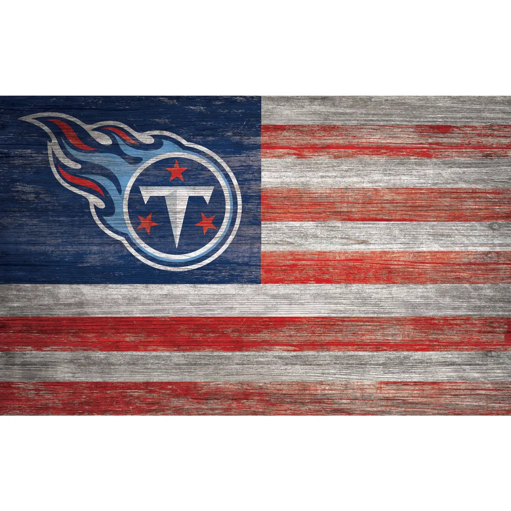 Tennessee Titans USA Flag Cutout Sign