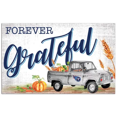 Tennessee Titans 11'' x 19'' Gift Tag Truck Sign