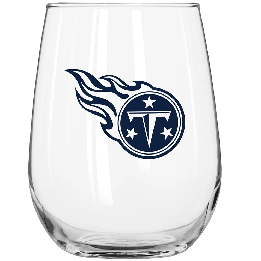 Titans du Tennessee 16oz. Verre à boisson incurvé Gameday