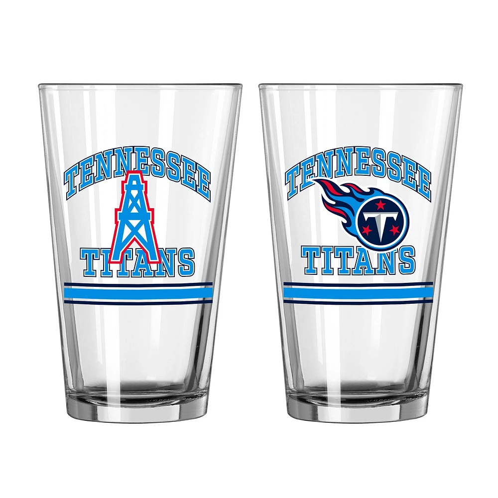 Tennessee Titans 16oz. Pint Glass Two Pack