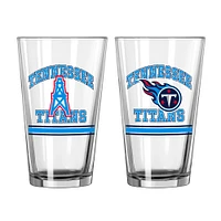 Tennessee Titans 16oz. Pint Glass Two Pack