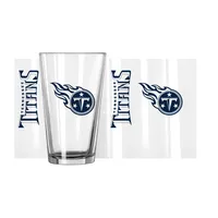 Lids Tennessee Titans Team Color 2-Pack 16oz. Pint Glass Set