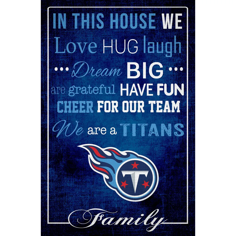 Lids Tennessee Titans 17'' x 26'' In This House Sign