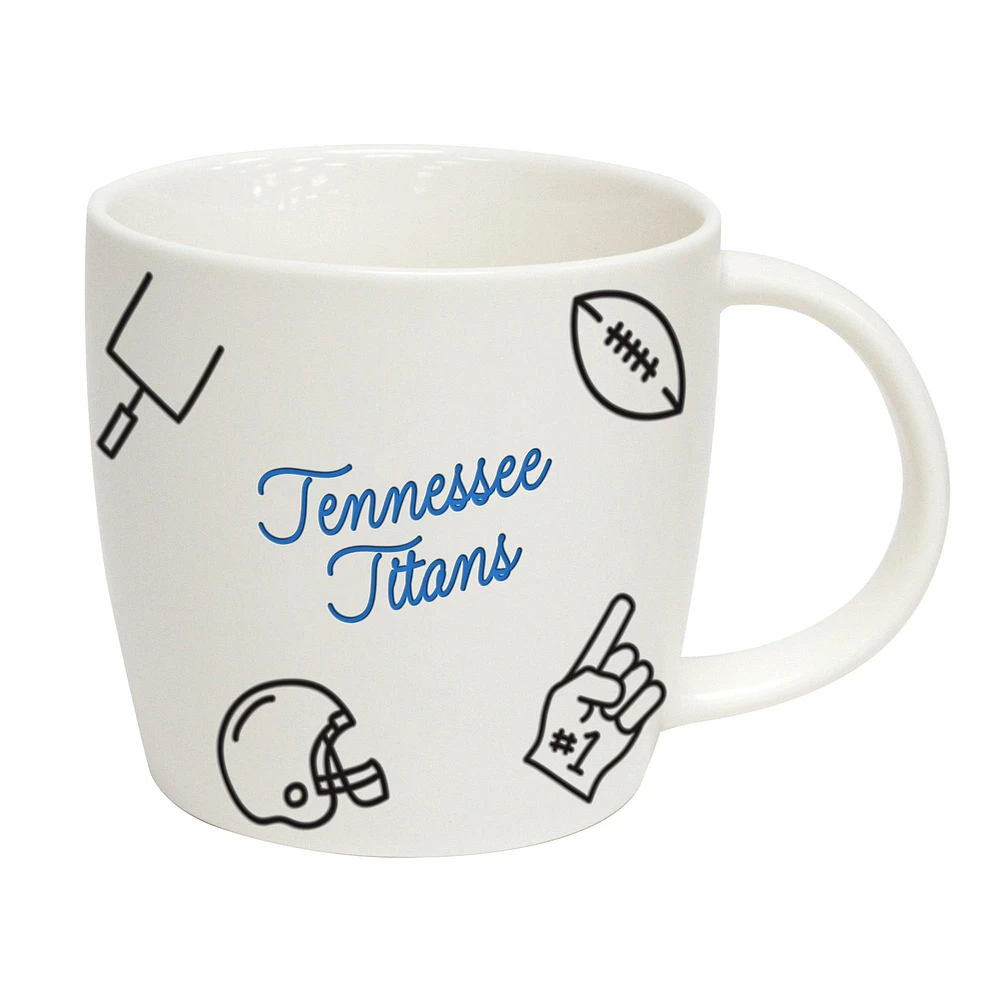 Titans du Tennessee 18oz. Tasse de meneur de jeu