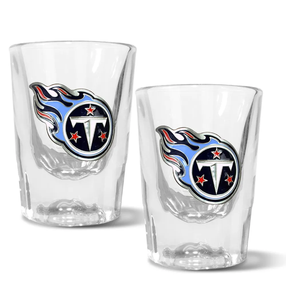 Lids Tennessee Titans 2-Piece Prism Shot Glass Set