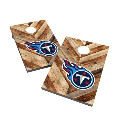 Lids Tennessee Titans 2' x 4' Triangle Cornhole Board Set