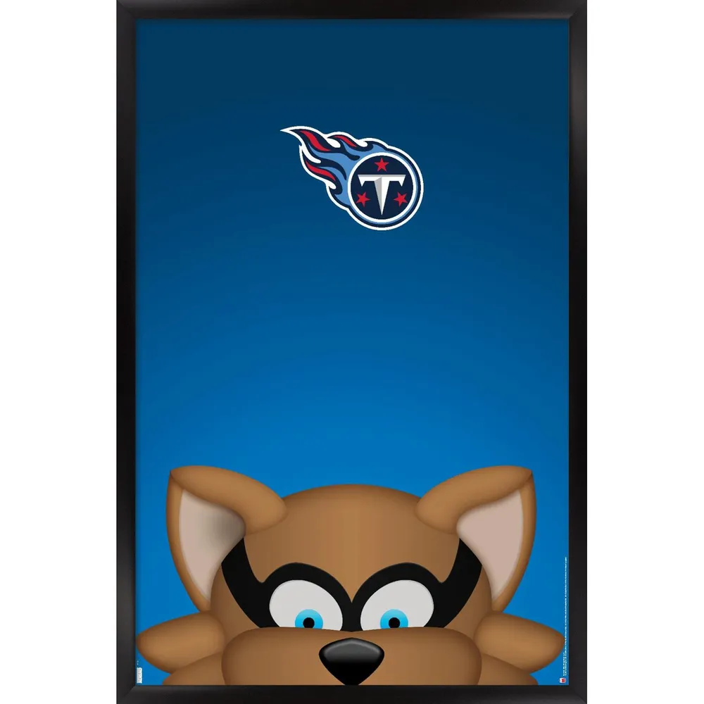 Tennessee Titans 22.4'' x 34'' Magnetic Framed Mascot Poster