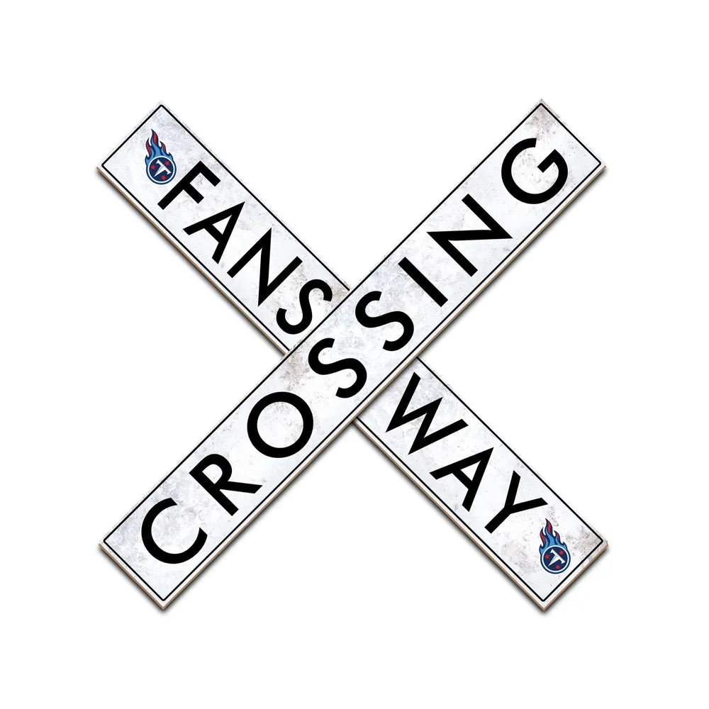 Lids Tennessee Titans 48' Fans Way Crossing Sign