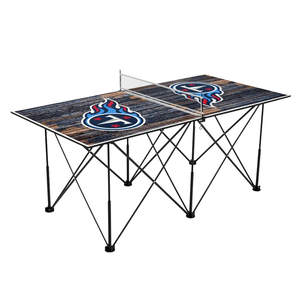 Lids Tennessee Titans 6' Weathered Design Pop Up Table Tennis Set