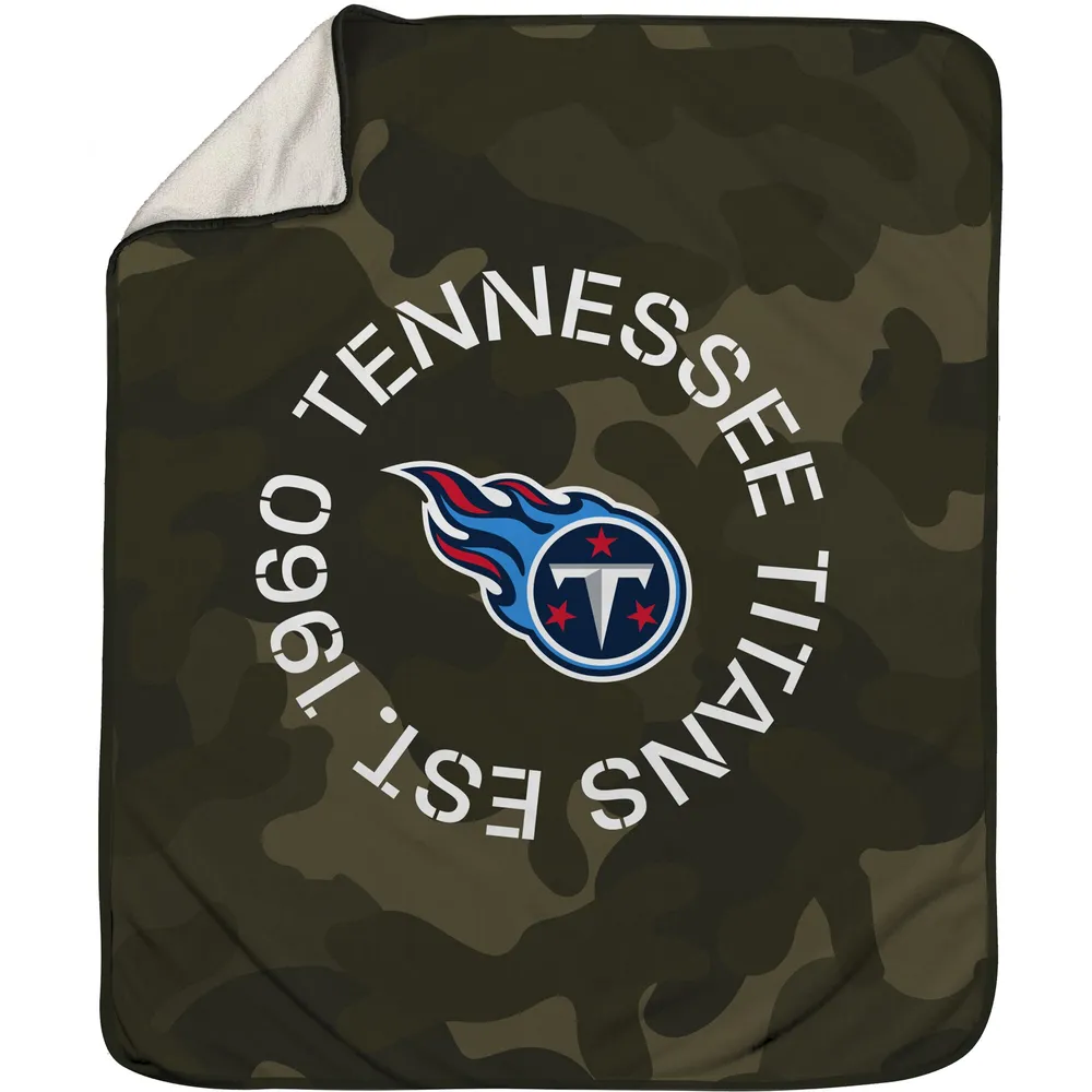 Lids Tennessee Titans 70'' x 60'' Camo Ultra Fleece Throw Blanket