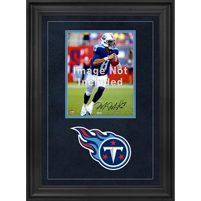 Cadre photo vertical de luxe 8'' x 10'' Tennessee Titans avec logo de l'équipe