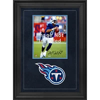 Cadre photo vertical de luxe 8'' x 10'' Tennessee Titans avec logo de l'équipe