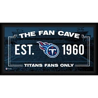 Tennessee Titans Encadré 10" x 20" Fan Cave Collage