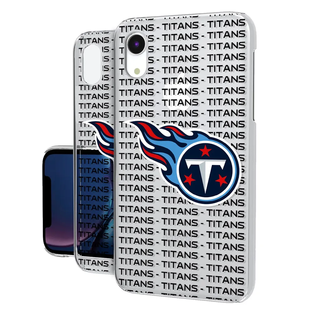 Lids Tennessee Titans iPhone Clear Text Backdrop Design Case