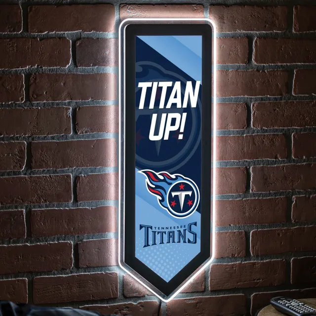 Tennessee Titans 23 LED Retro Logo Round Wall Sign