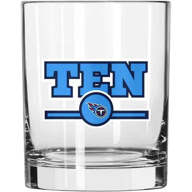 Lids Tennessee Titans Letterman 14oz. Rocks Glass