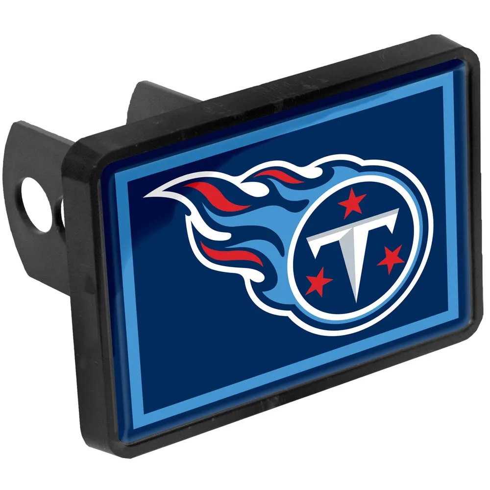 Housse d'attelage universelle en plastique avec logo des Titans du Tennessee 1,25" x 2"