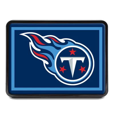 Housse d'attelage universelle en plastique avec logo des Titans du Tennessee 1,25" x 2"