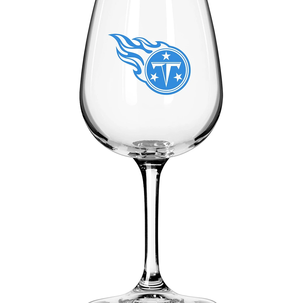 Logo des Titans du Tennessee 12oz. Verre à vin à pied