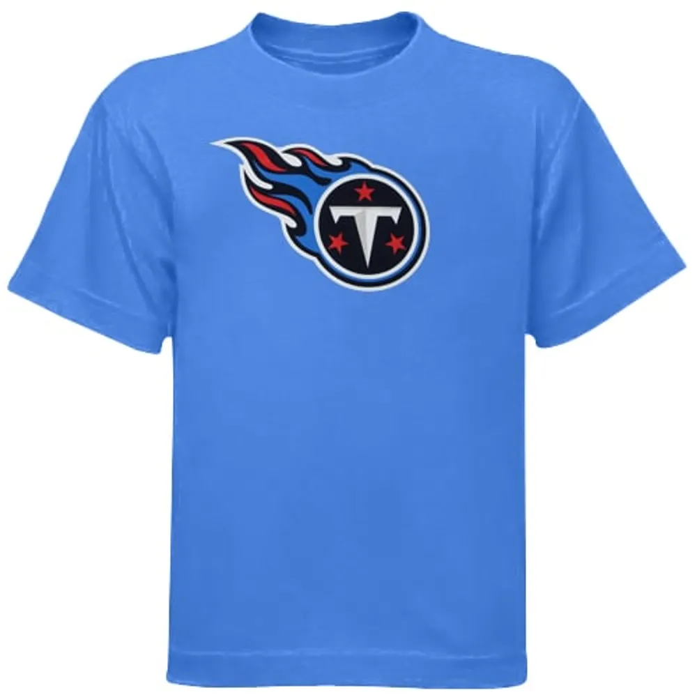 Tennessee Titans Shirt Nike Mens Medium Blue NFL Logo Long Sleeve