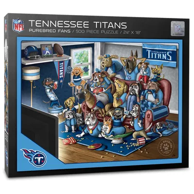 Tennessee Titans Purebred Fans 18'' x 24'' A Real Nailbiter 500-Piece Puzzle