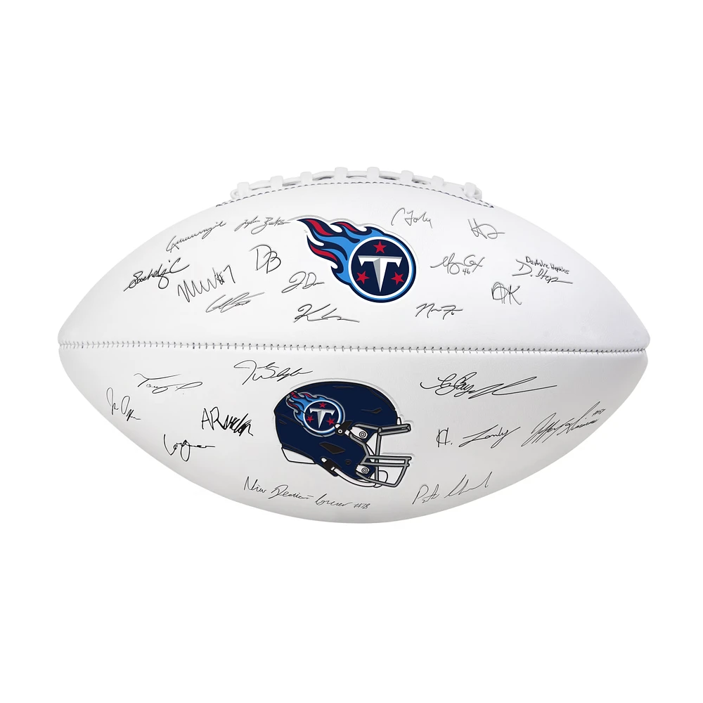 Ballon de football signature des Titans du Tennessee