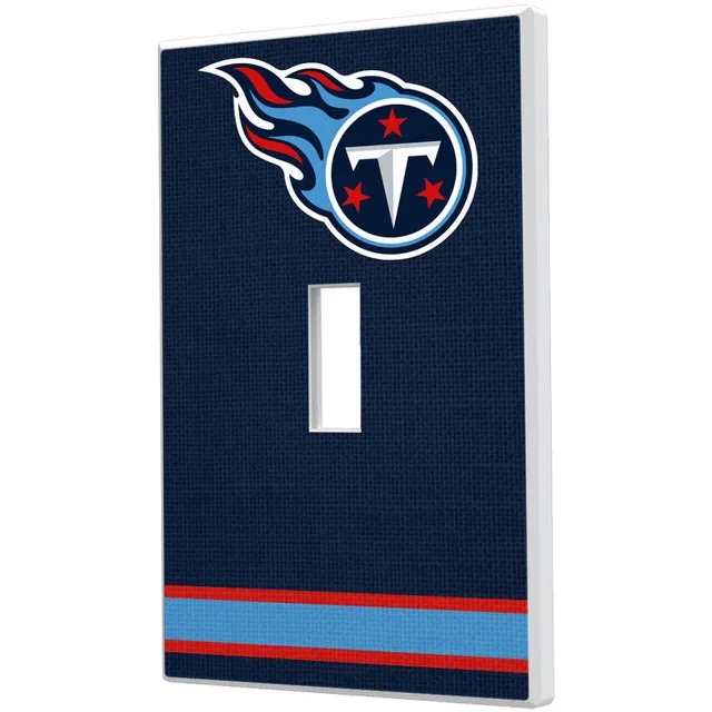 Lids Tennessee Titans Diagonal Stripe Double Rocker Light Switch