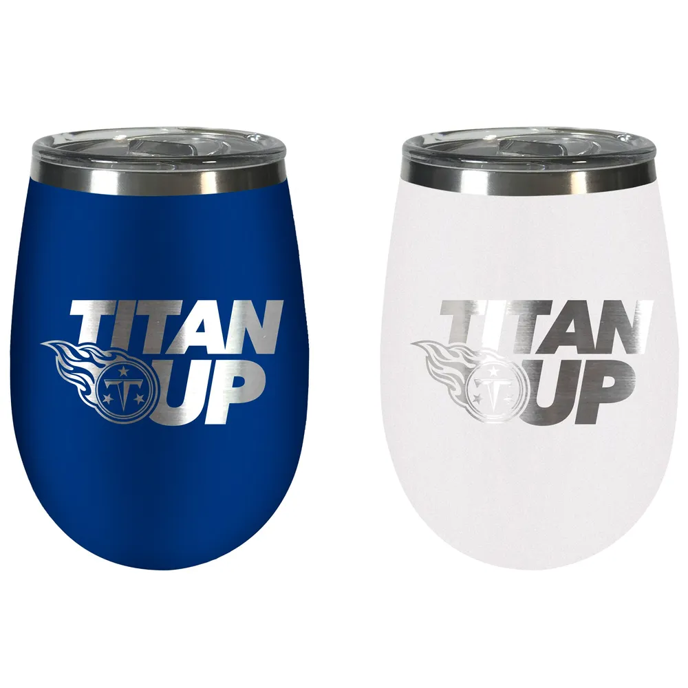 Lids Tennessee Titans Team Colors Wine Tumbler Two-Piece Set