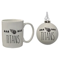 The Memory Company Tennessee Titans Holiday Ornament & Mug Set