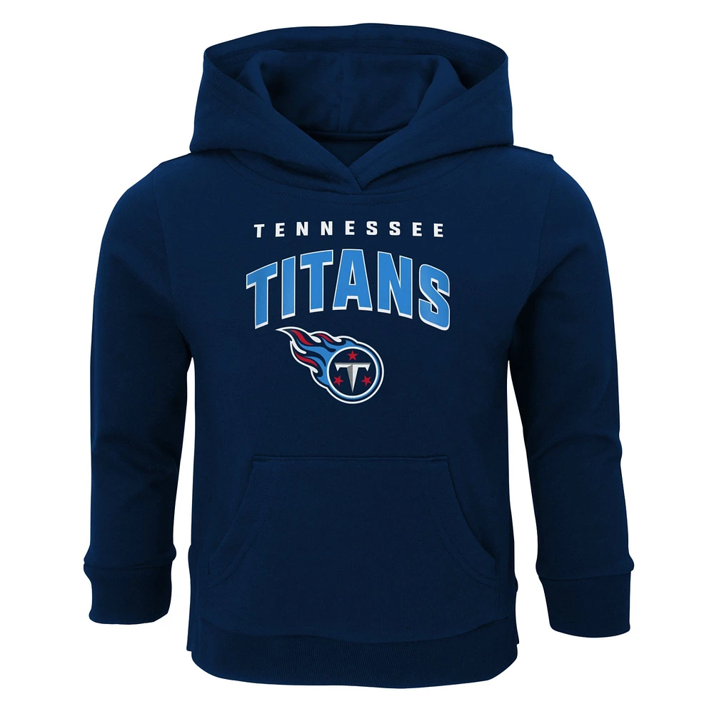 Sweat à capuche classique bleu marine Tennessee Titans Stadium pour tout-petit