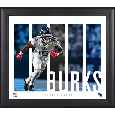 Treylon Burks Tennessee Titans Fanatics Authentic Framed 10.5 x 13  Sublimated Player Plaque