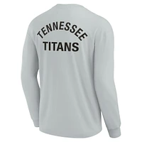 Unisex Fanatics Gray Tennessee Titans Elements Super Soft Long Sleeve T-Shirt