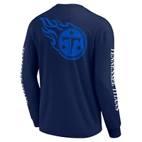 Unisex Fanatics  Navy Tennessee Titans Elements Strive Long Sleeve T-Shirt