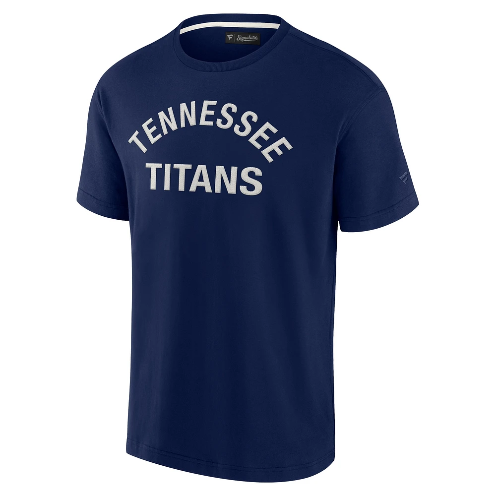 Unisex Fanatics Navy Tennessee Titans Elements Super Soft Short Sleeve T-Shirt