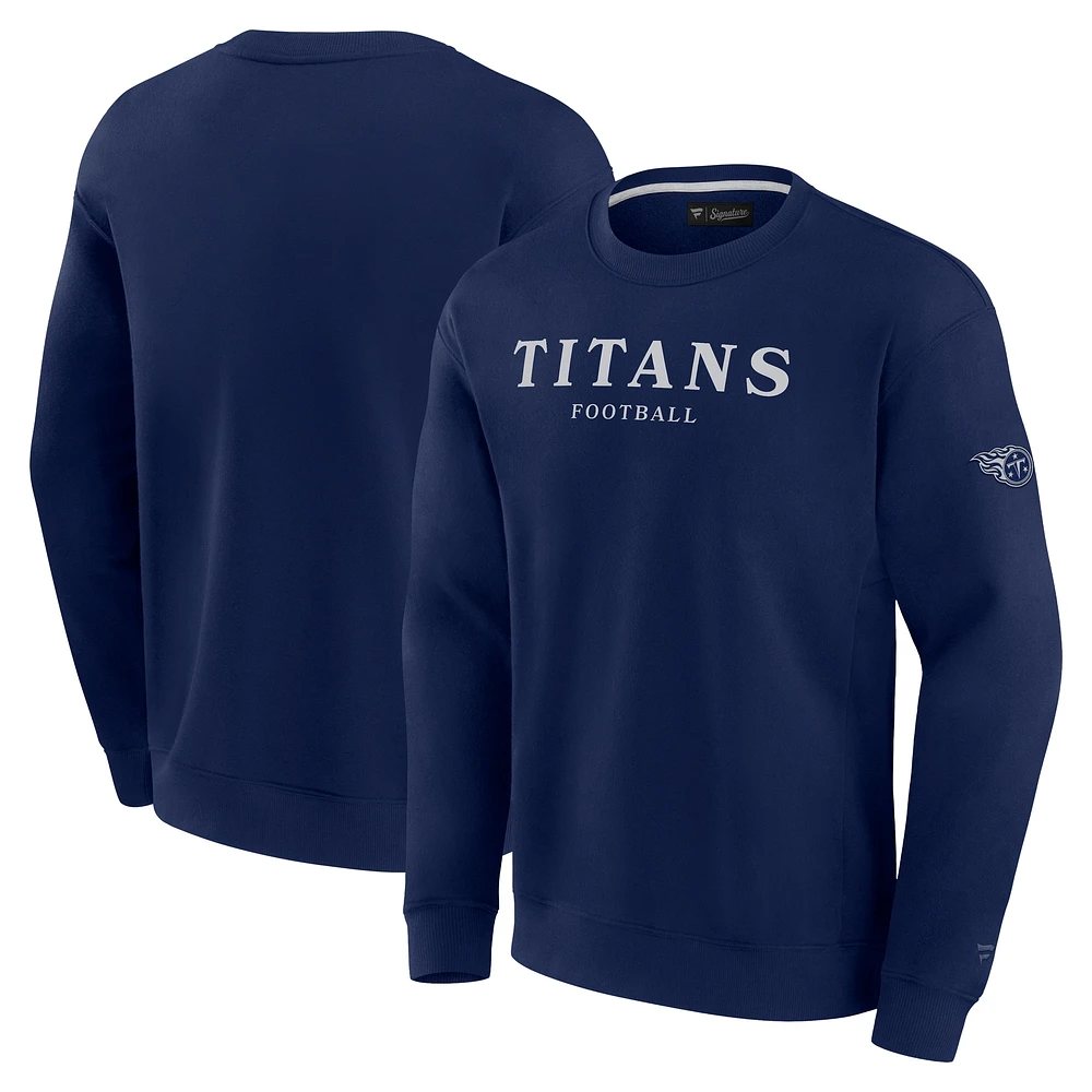 Sweat-shirt en polaire unisexe Fanatics bleu marine Tennessee Titans Elements Unlimited