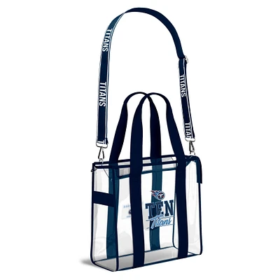 Sac fourre-tout Tennessee Titans Stadium WEAR by Erin Andrews avec bordure aux couleurs de l'équipe