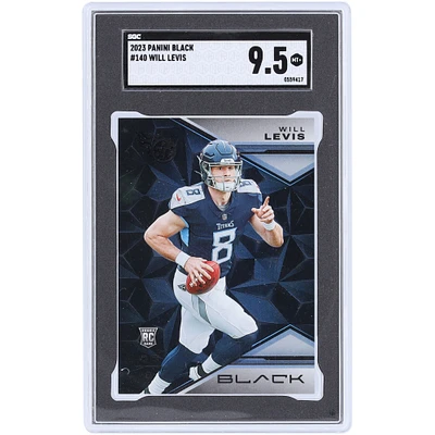 Will Levis Tennessee Titans 2023 Panini Black #140 SGC Authenticated 9.5 Rookie Card