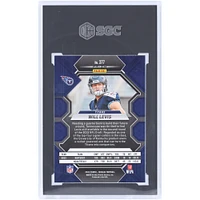 Will Levis Tennessee Titans 2023 Panini Mosaic Blue Reactive Prizm #377 SGC Authenticated 9 Rookie Card