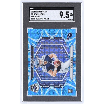 Will Levis Tennessee Titans 2023 Panini Mosaic Blue Reactive Prizm #ND-4 SGC authentifié 9.5 Rookie Card