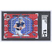 Will Levis Tennessee Titans 2023 Panini Mosaic Red Prizm #ND-4 SGC Authenticated 9.5 Rookie Card