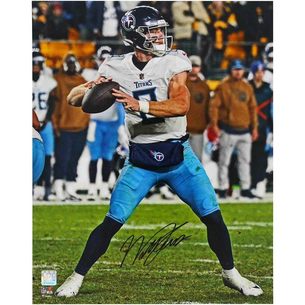 Will Levis Tennessee Titans Autographed 16" x 20" In Pocket Photograph