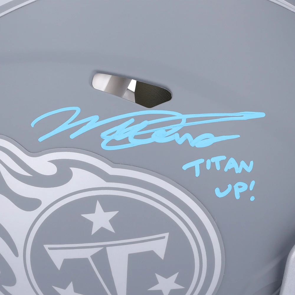 Will Levis Tennessee Titans Autographed Riddell Slate Speed Authentic Helmet with "Titan Up!" Inscription - Limited Edition #12/12