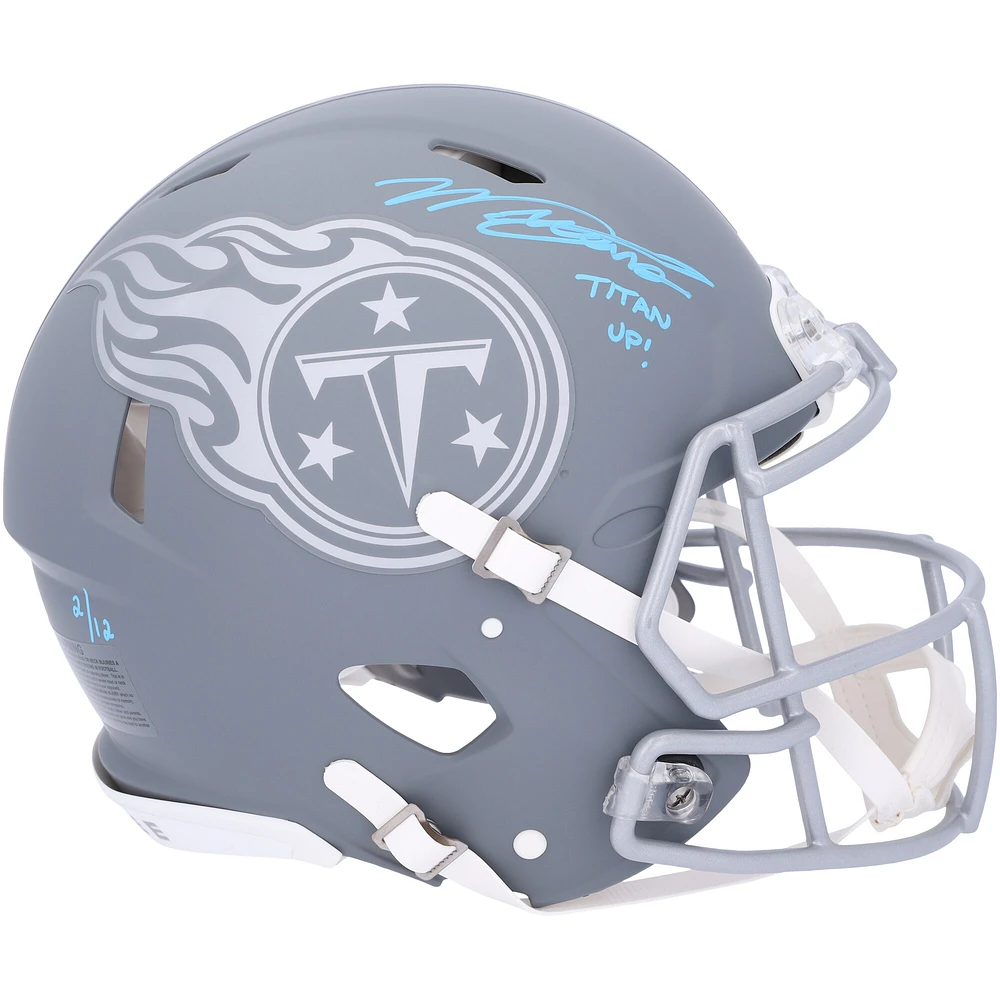 Will Levis Tennessee Titans Autographed Riddell Slate Speed Authentic Helmet with "Titan Up!" Inscription - Limited Edition of 12
