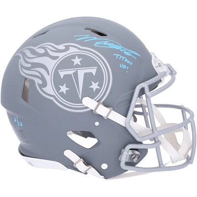 Will Levis Tennessee Titans Autographed Riddell Slate Speed Authentic Helmet with "Titan Up!" Inscription - Limited Edition of 12
